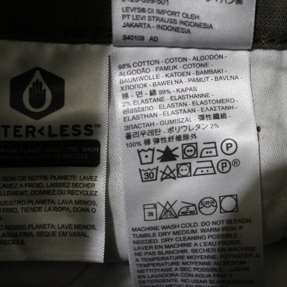 LEVI’S 511 SLIM FIT Dark Olive MEN'S JEANS (698) - Picture 10 of 10